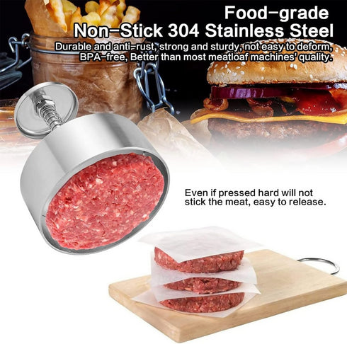 Stainless Steel Adjustable Burger Patty Maker